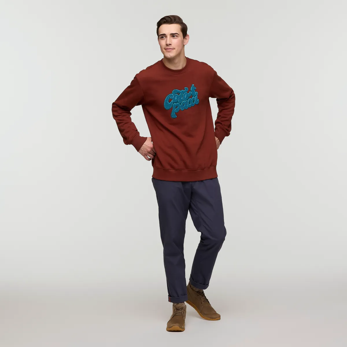 Cotopaxi Coto-Patch Crew Sweatshirt sweat homme Rusty coton