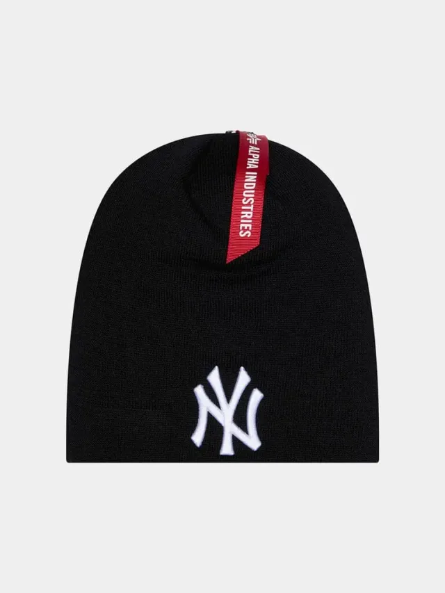 Alpha Industries Yankees New Era Bonnet Noir Laine