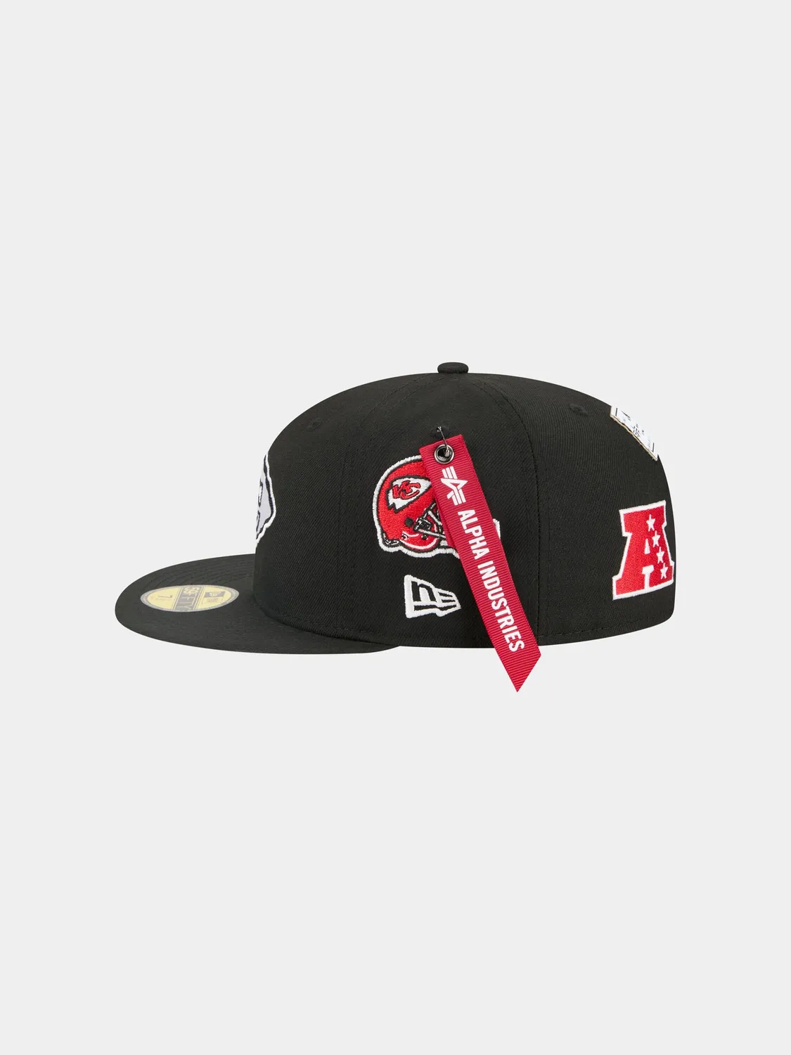 Alpha Industries Chiefs 59Fifty casquette fitted noir