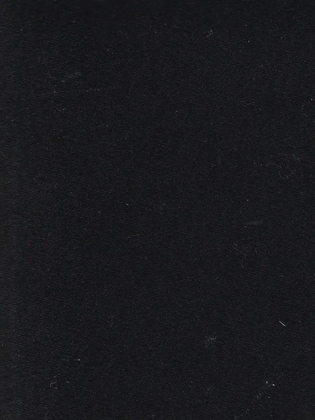 Hollington moleskine tissu coton noir ébène au mètre