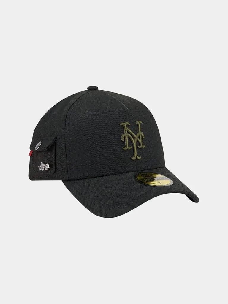 Alpha Industries Mets x New Era 59FORTY casquette fitted Noir