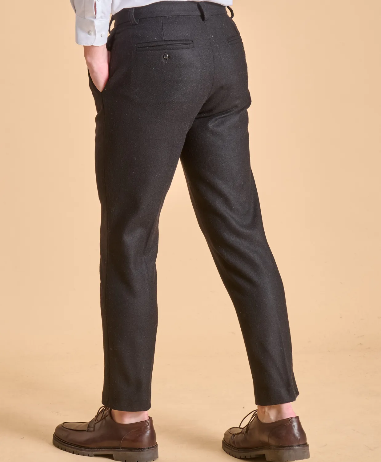 SOUBACQ Pantalon Cadet Homme pantalon laine cachemire