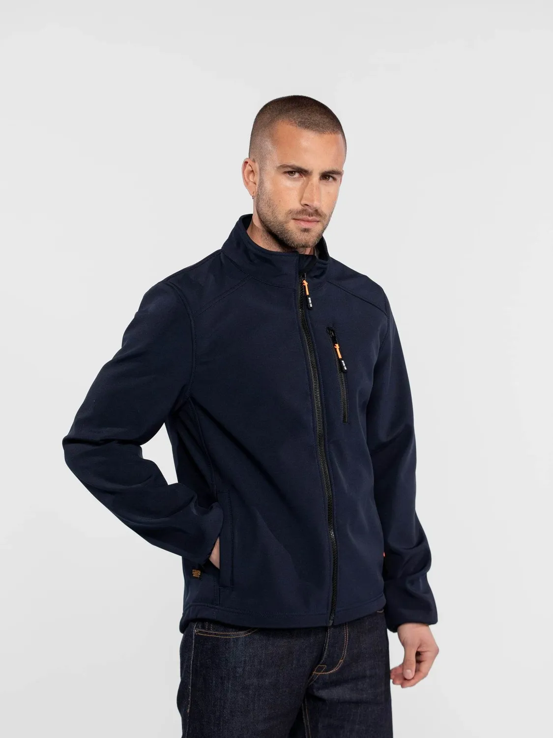 DAYTONA Bodylong veste softshell homme navy