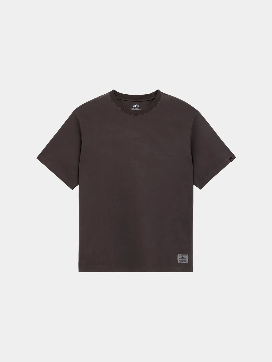 Alpha Industries Essential Battlewash t-shirt coton noir délavé