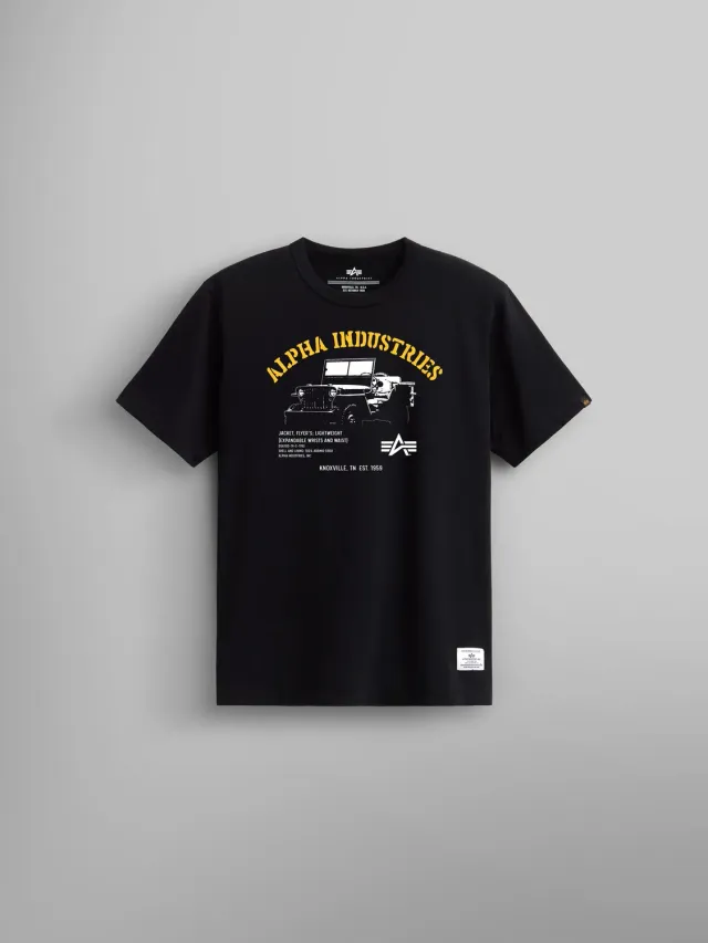 Alpha Industries Jeep t-shirt noir coton camo