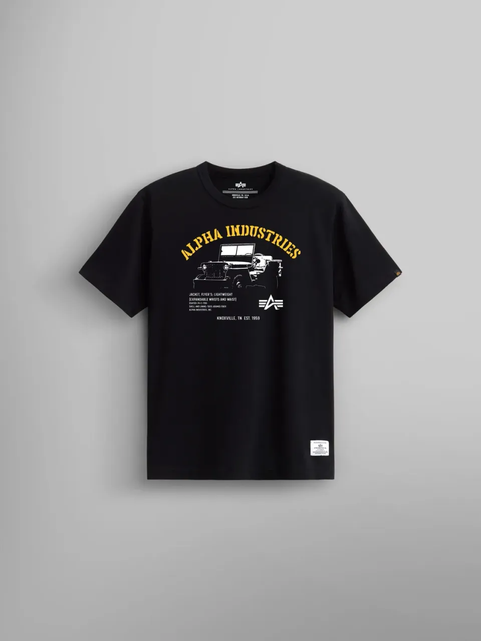 Alpha Industries Jeep t-shirt noir coton camo