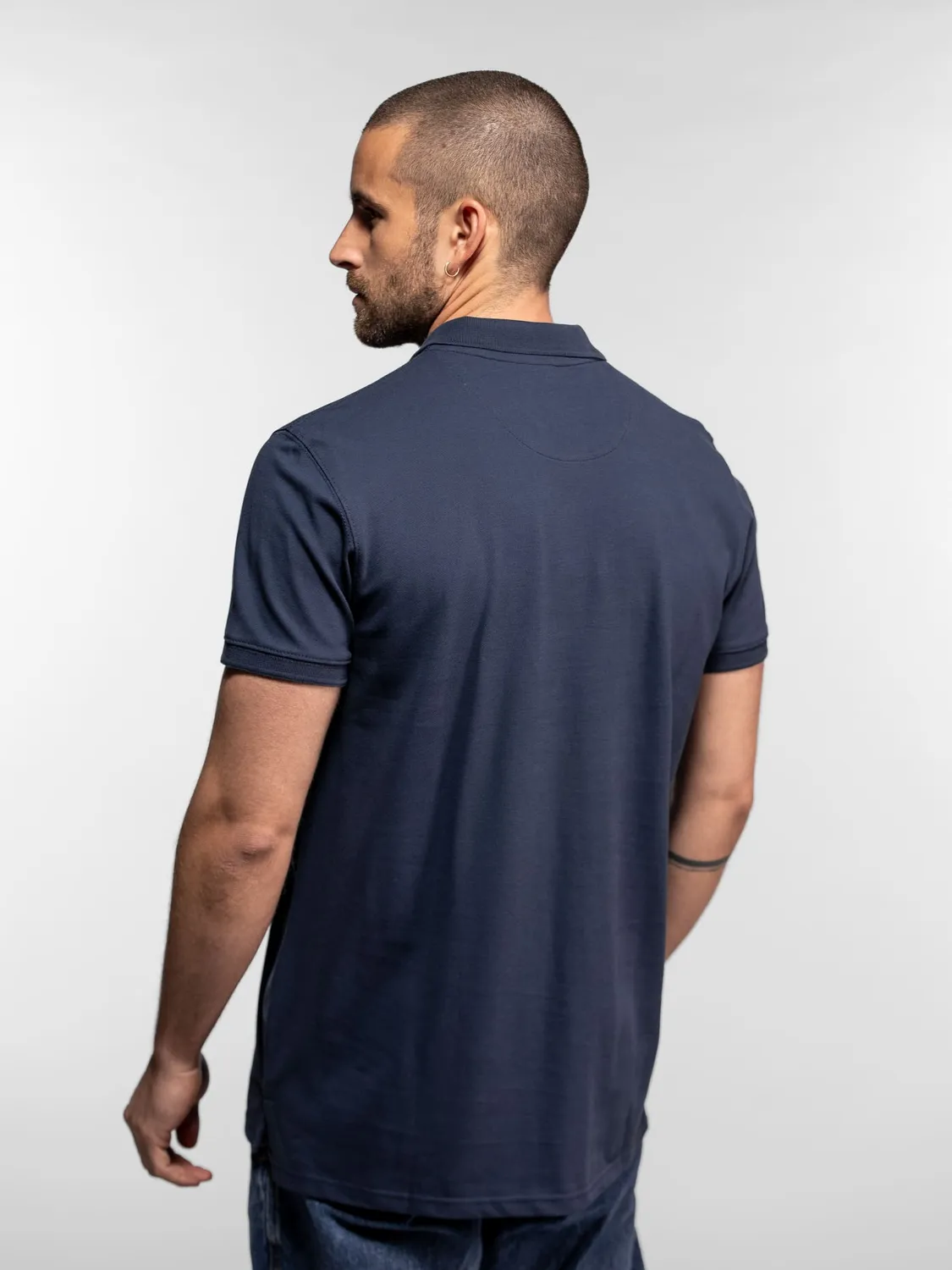 Daytona Fonck polo militaire coton army green brodé