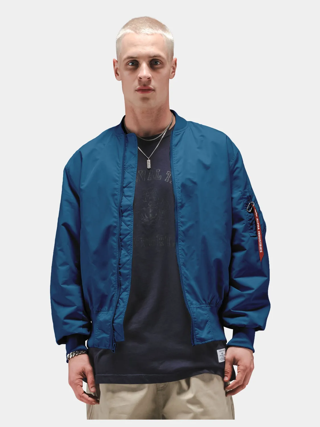 Alpha Industries L-2B Hunter bomber bleu denim léger