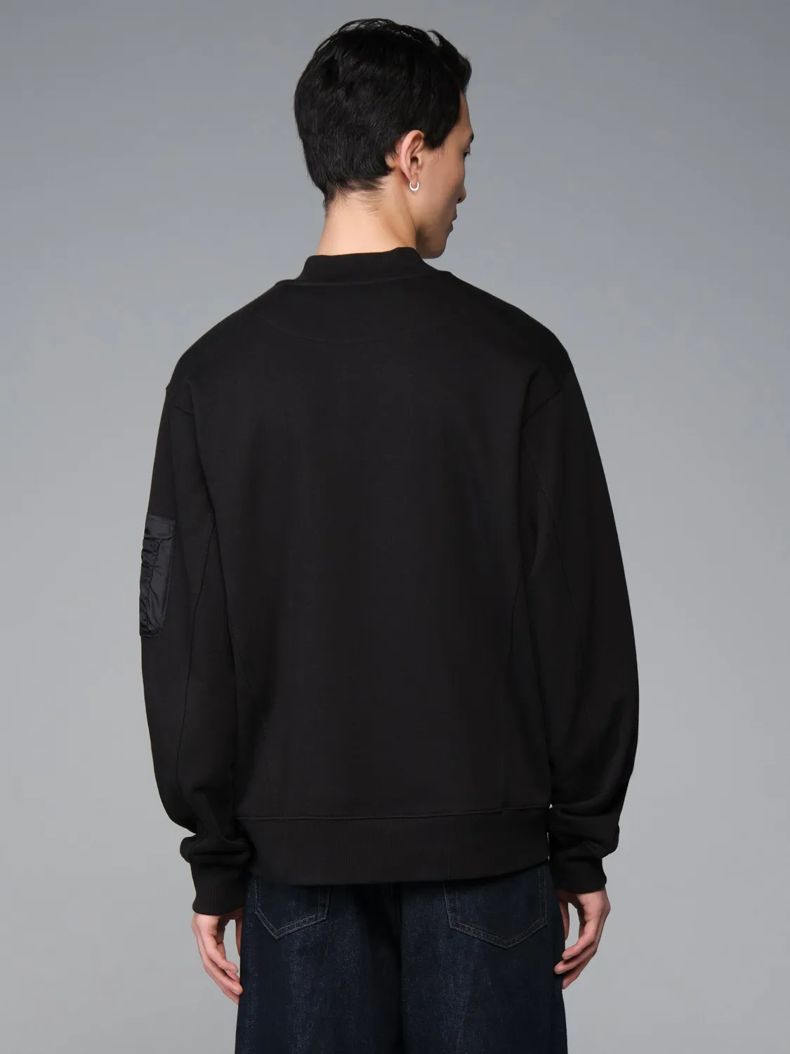 Alpha Industries MA-1 Sweatshirt sweat coton noir