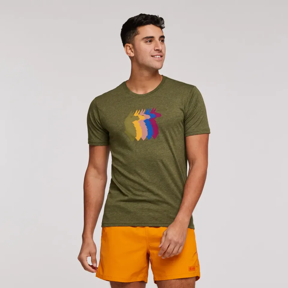 Cotopaxi Llama Sequence t-shirt homme coton manches courtes