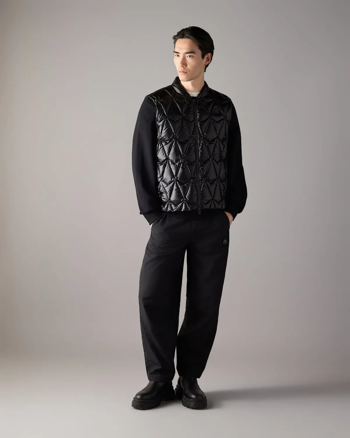 Moose Knuckles Iceberg Quilt gilet noir