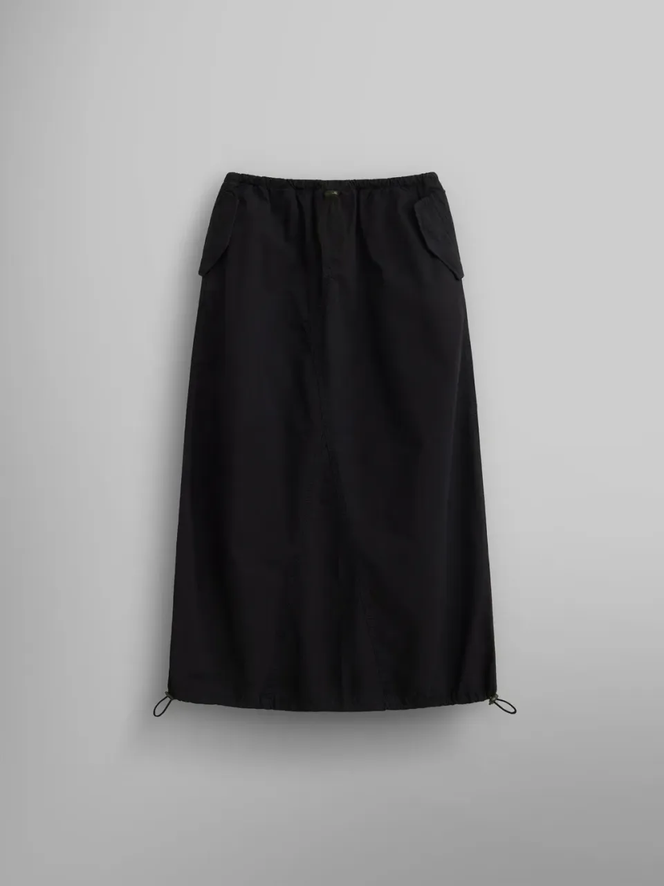 Alpha Industries Drawcord jupe longue femme noire coton