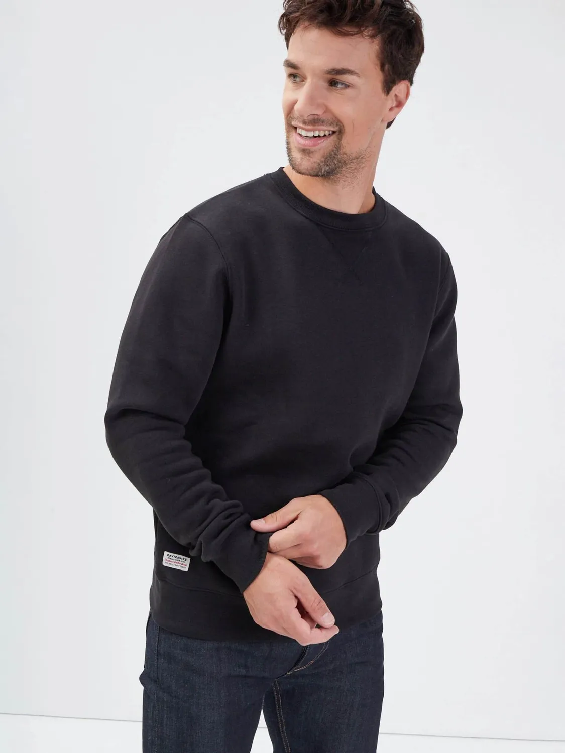 DAYTONA Norman sweat coton homme noir chaud