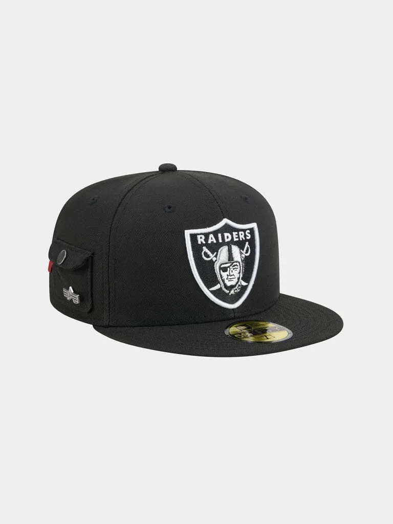 Alpha Industries Raiders New Era casquette fitted noire