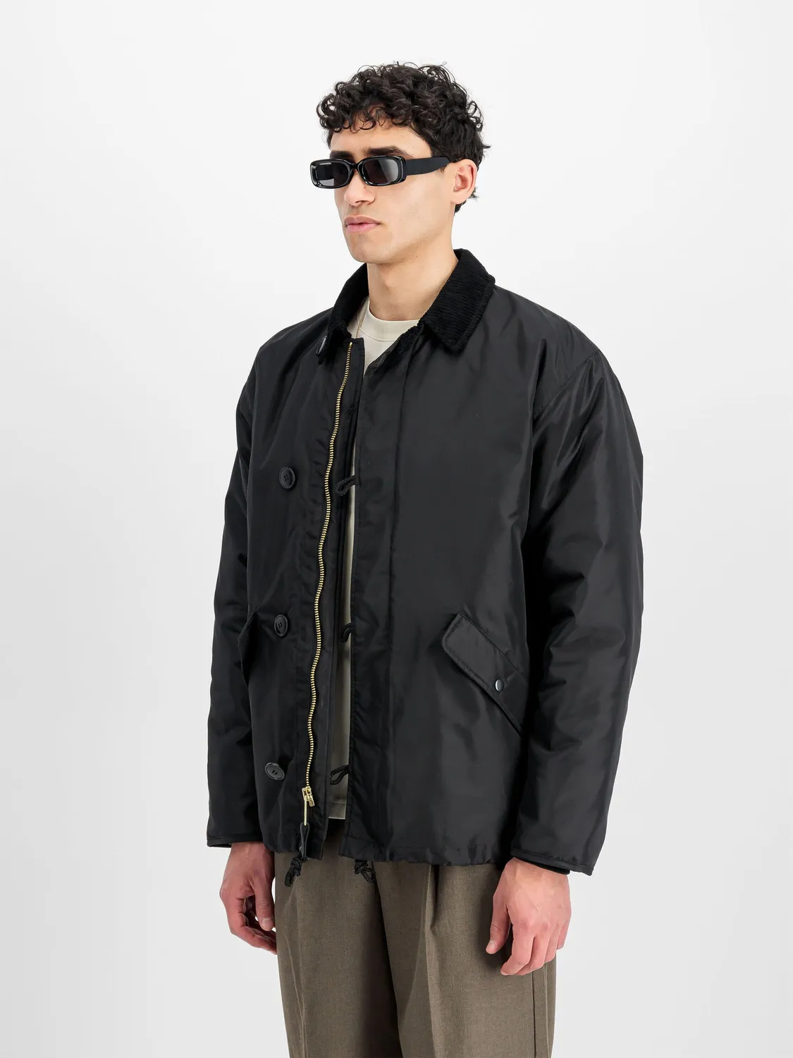 Alpha Industries ECW 1978 Heritage parka homme noire col coton