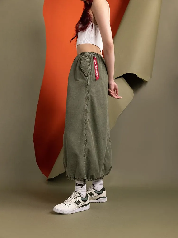 Alpha Industries Drawcord OG-107 jupe longue verte coton