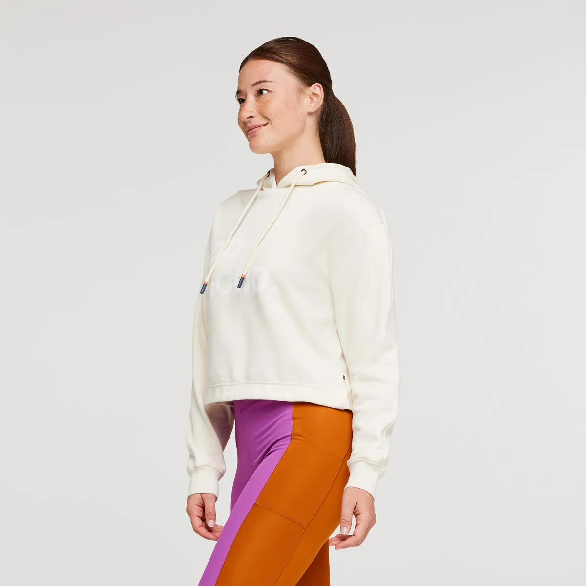Cotopaxi Do Good sweat court femme Bone coton bio