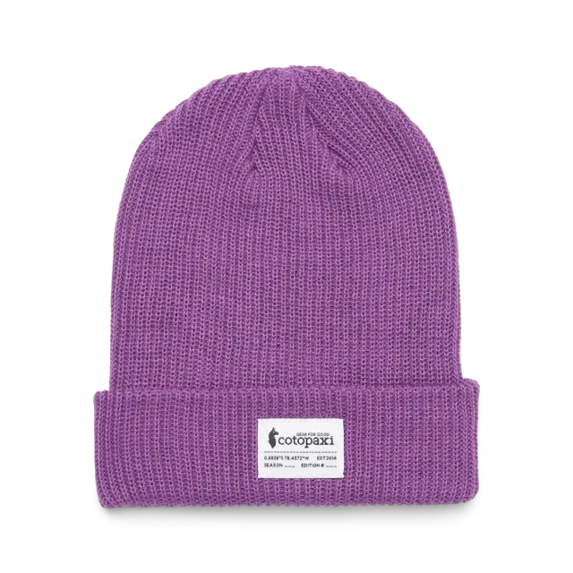 Cotopaxi Wharf Beanie bonnet Mauve stretch chaud