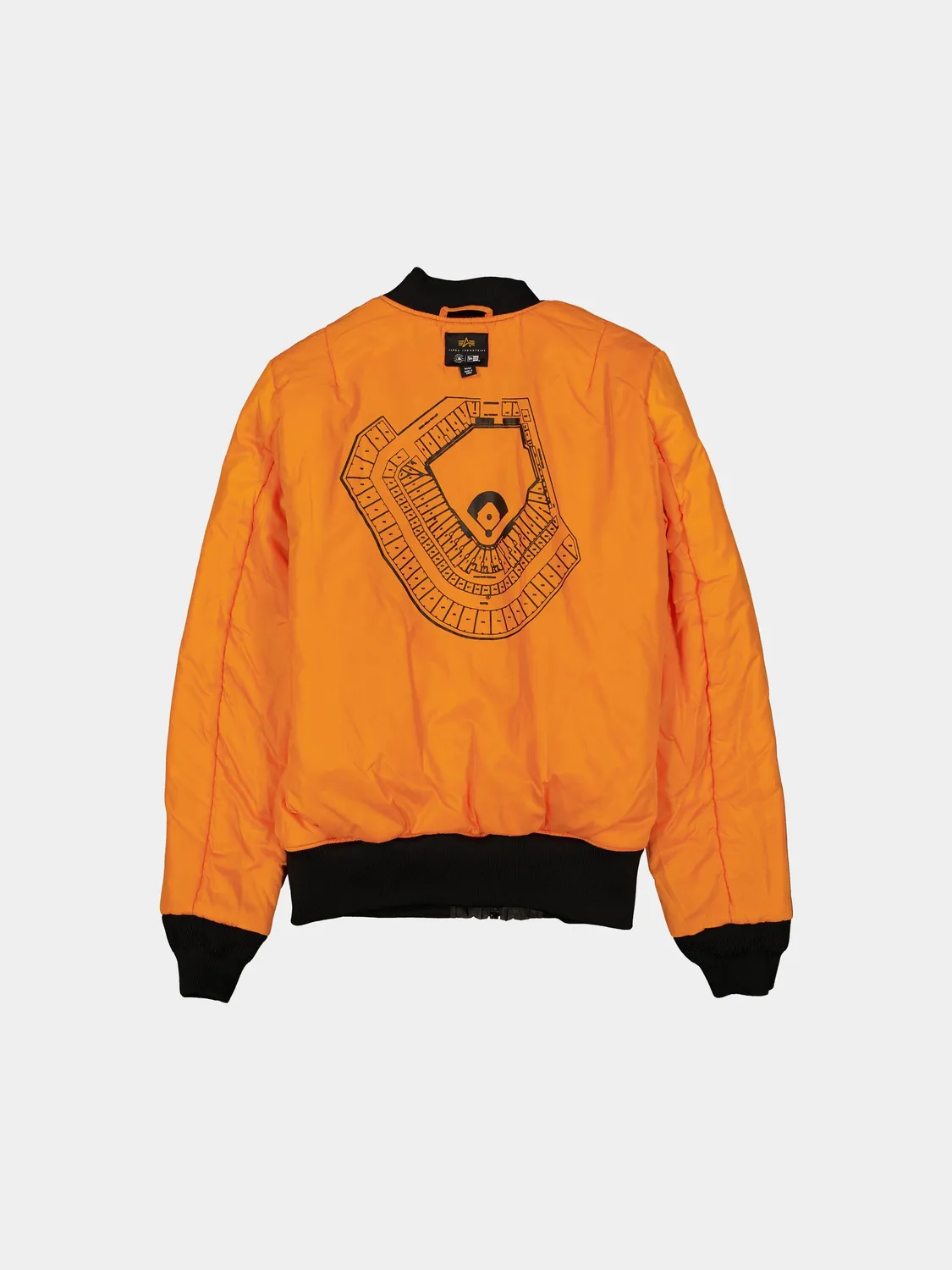 Alpha Industries x Giants MA-1 bomber Black Camo réversible