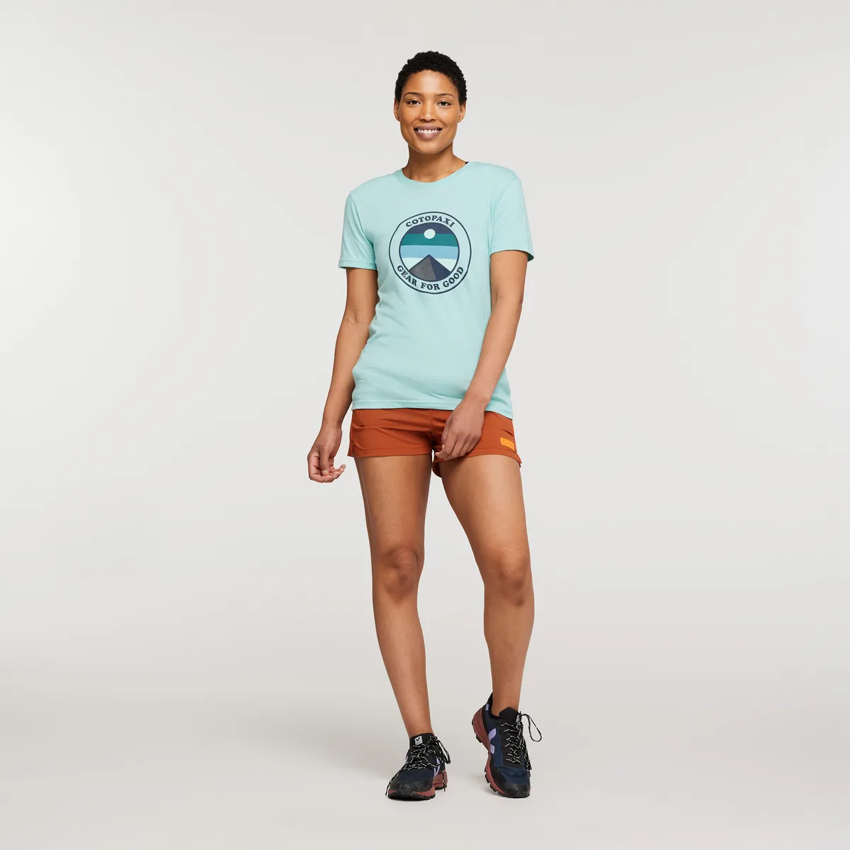 Cotopaxi Sunny Side t-shirt femme coton bio gris chiné
