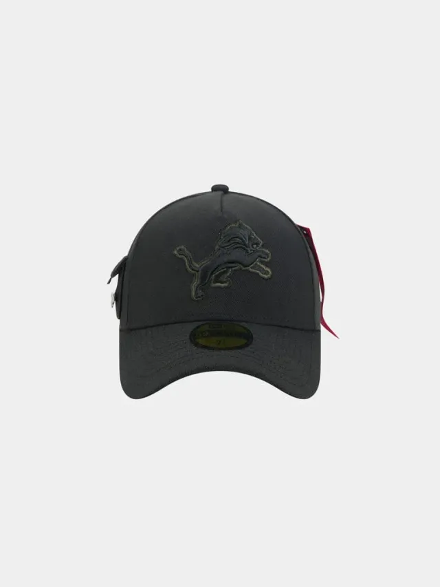Alpha Industries Detroit Lions New Era 59FORTY casquette noire