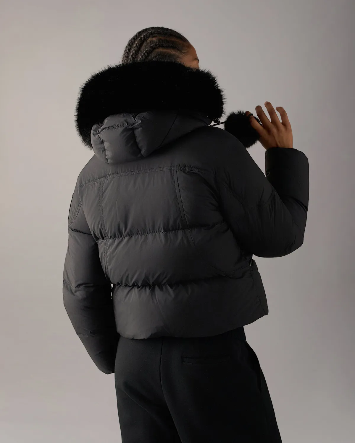 Moose Knuckles Everest doudoune capuche noir