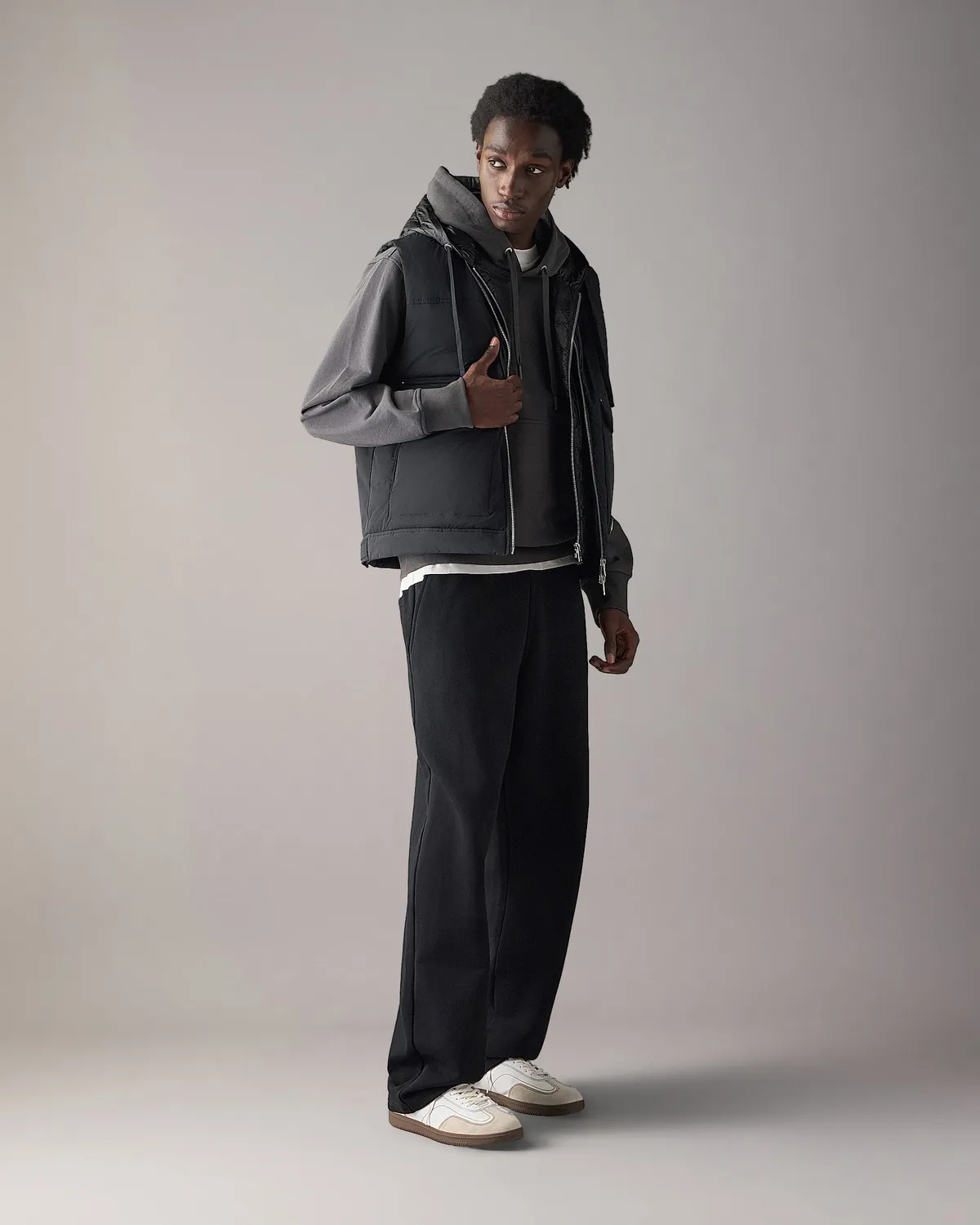 Moose Knuckles Brixton Gilet Doudoune Noir Léger