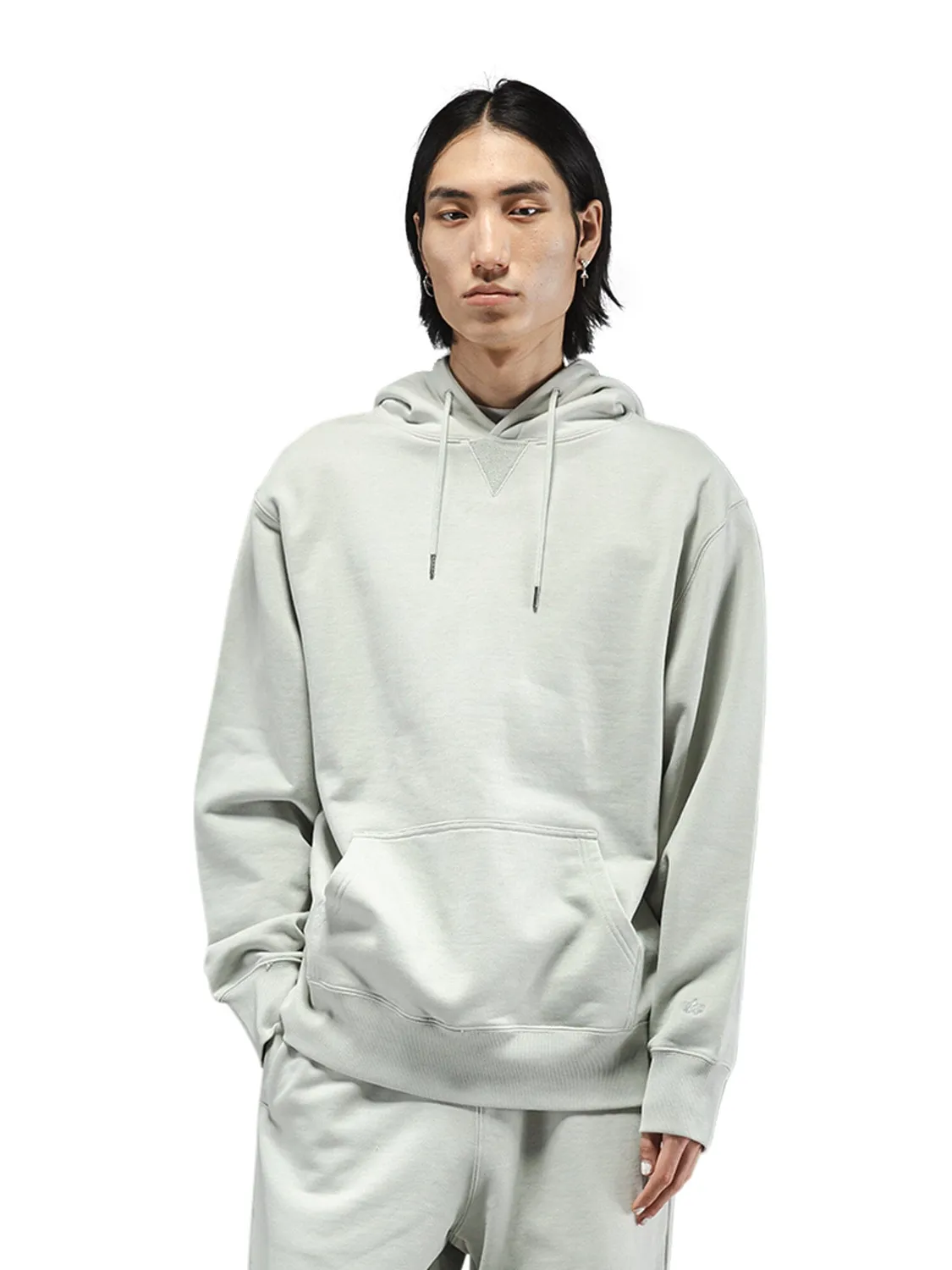 Alpha Industries Essential French Terry hoodie gris clair