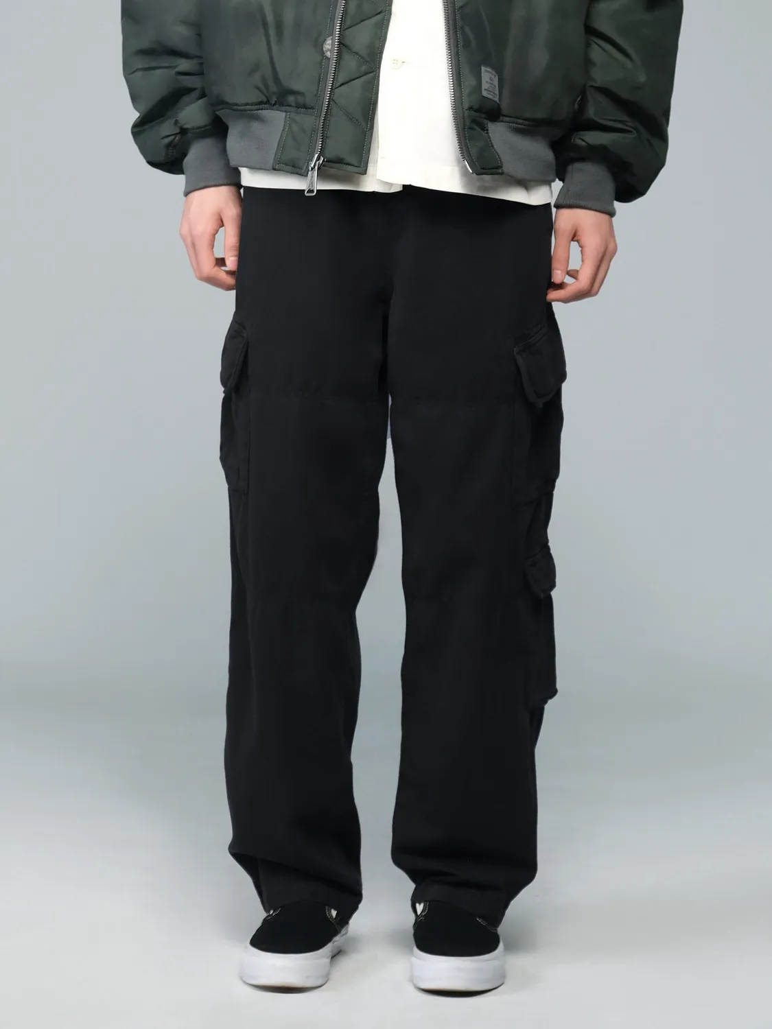 Alpha Industries ACU pantalon cargo noir coton