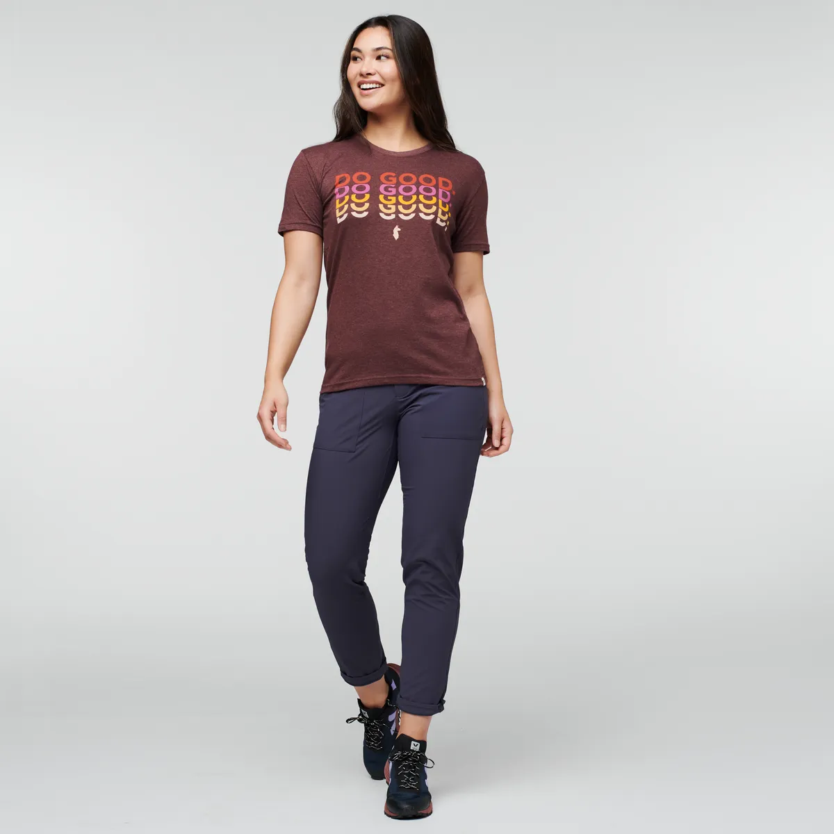 Cotopaxi Do Good Repeat T-shirt femme coton marin
