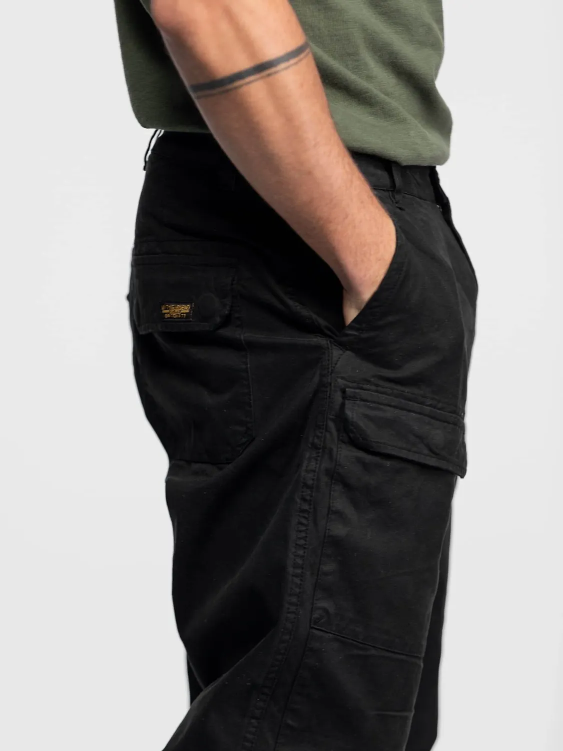 Daytona Joplin pantalon cargo large Beige poches