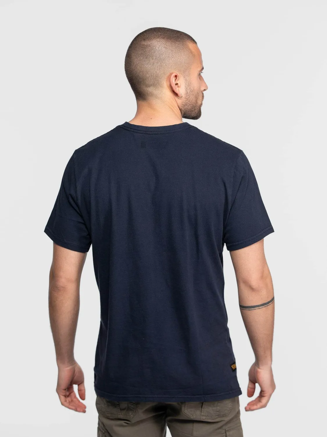 DAYTONA Sherbrooke t-shirt moto coton navy