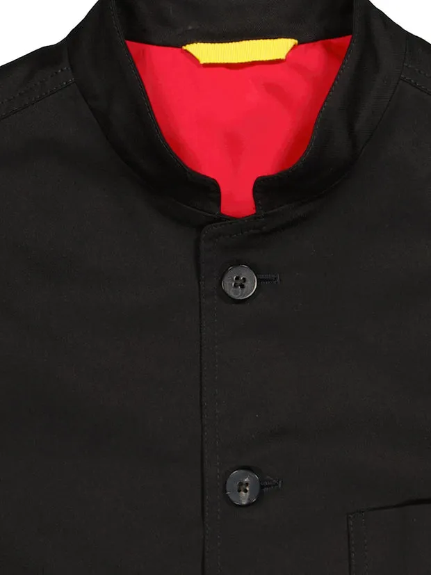 Hollington Tyrol veste ajustée coton noir stretch
