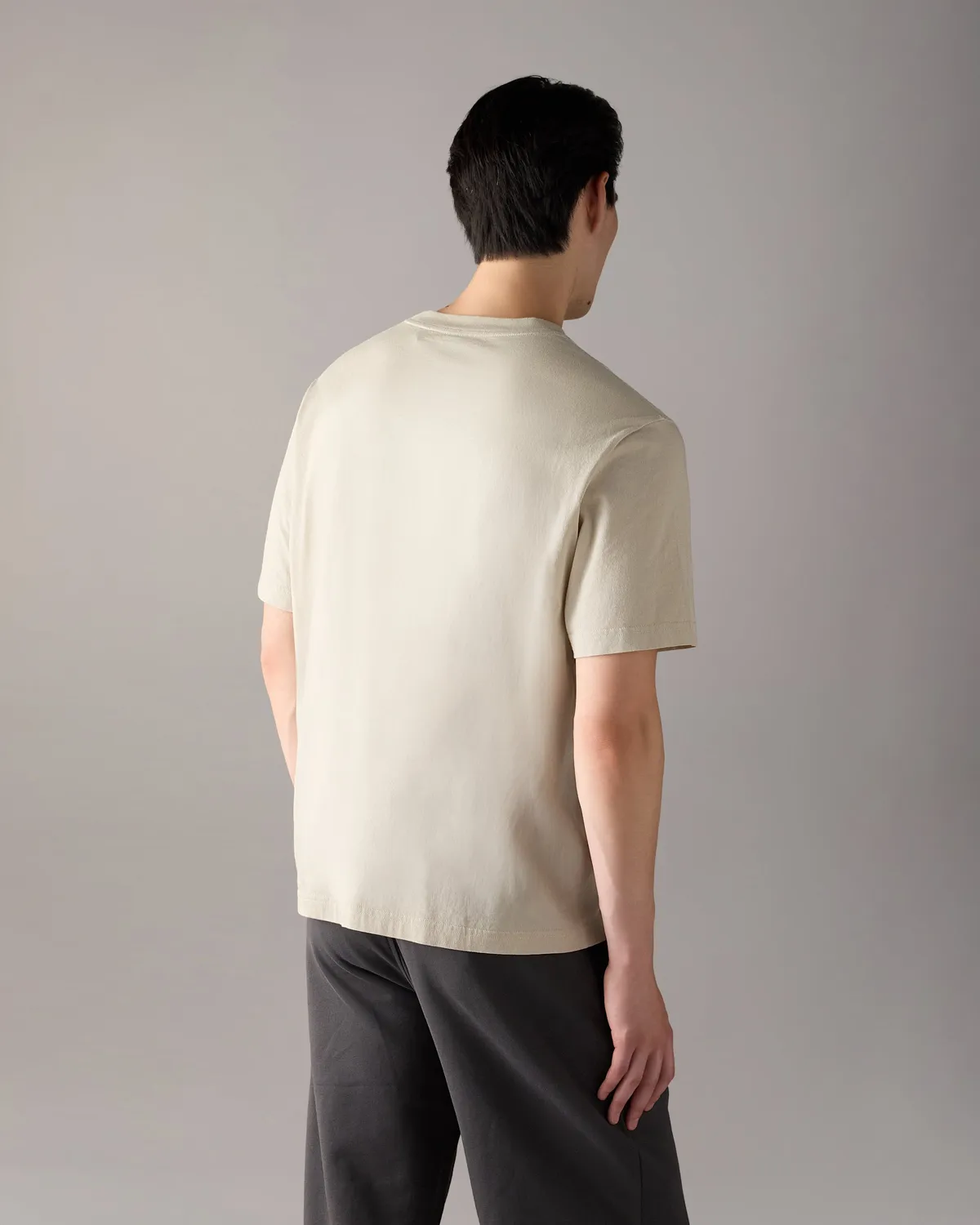 Moose Knuckles Yul Classic T-Shirt Alabaster Coton