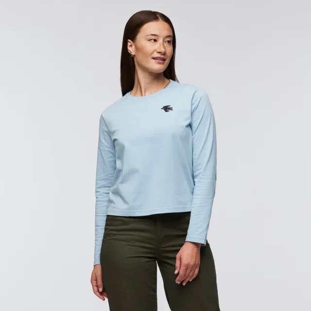 Cotopaxi Nomad T-shirt manches longues femme Iceberg coton bio