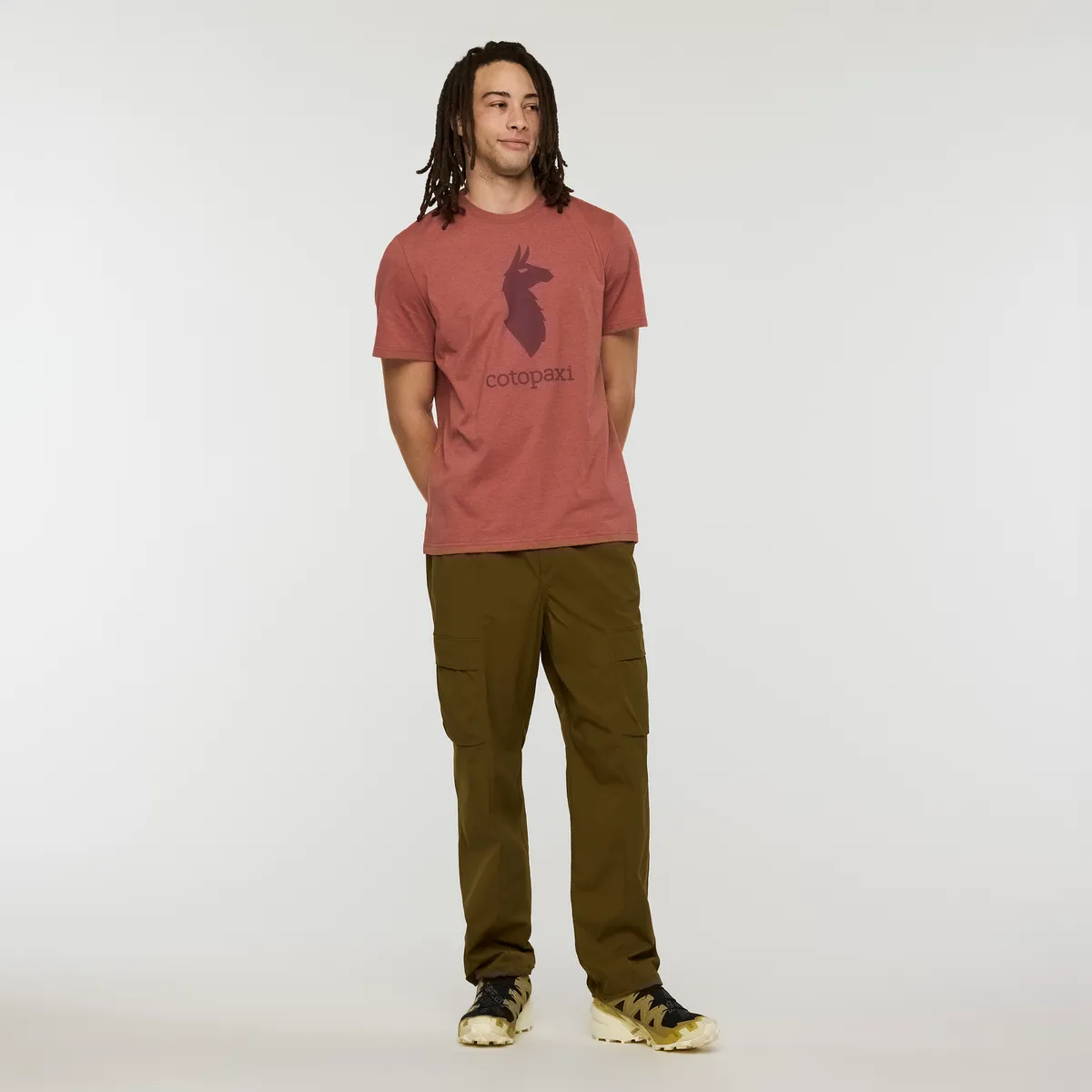 Cotopaxi Llama T-shirt homme coton bio Nutmeg
