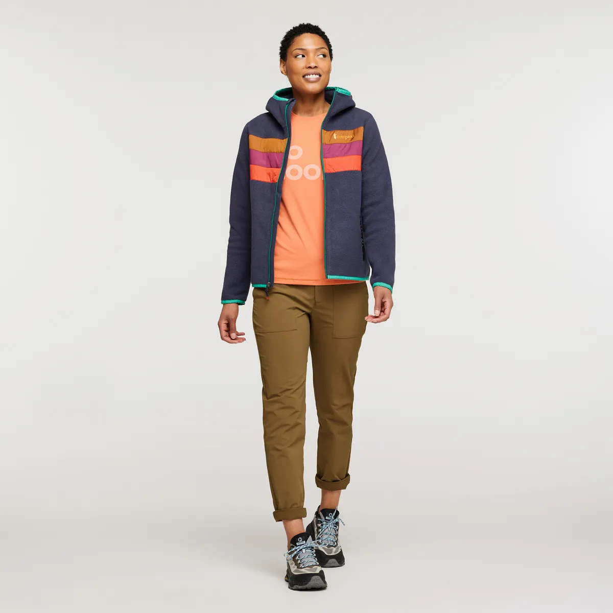 Cotopaxi Teca Fleece Hooded Full-Zip polaire femme Saturn