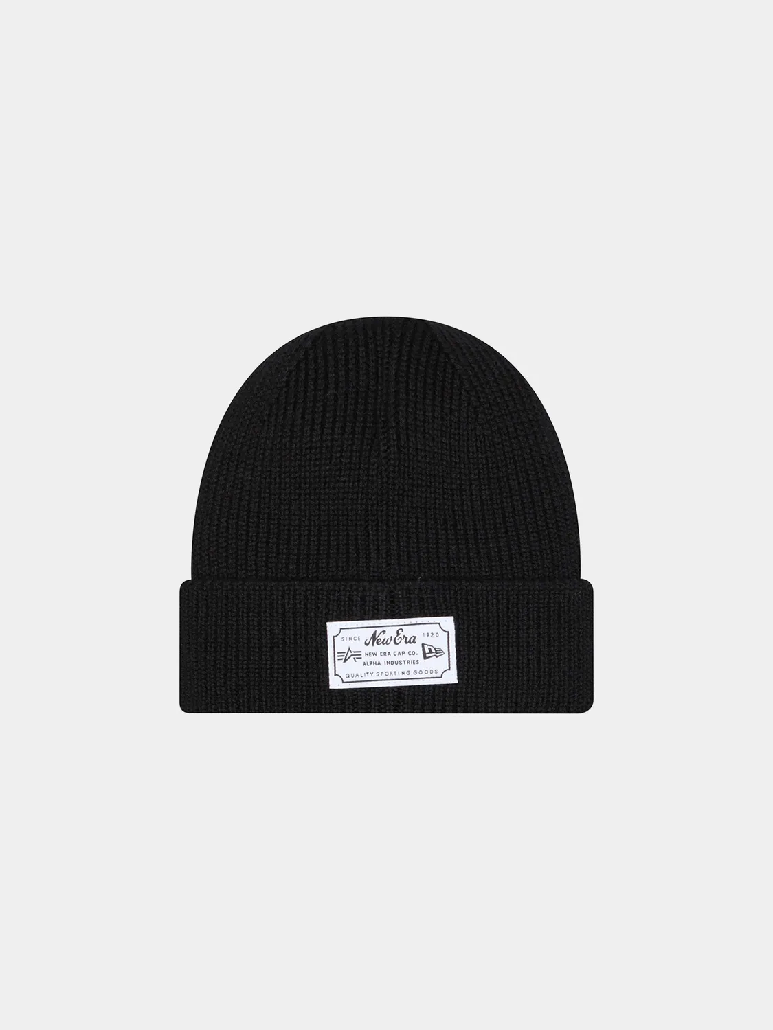 Alpha Industries Flyers bonnet laine noir