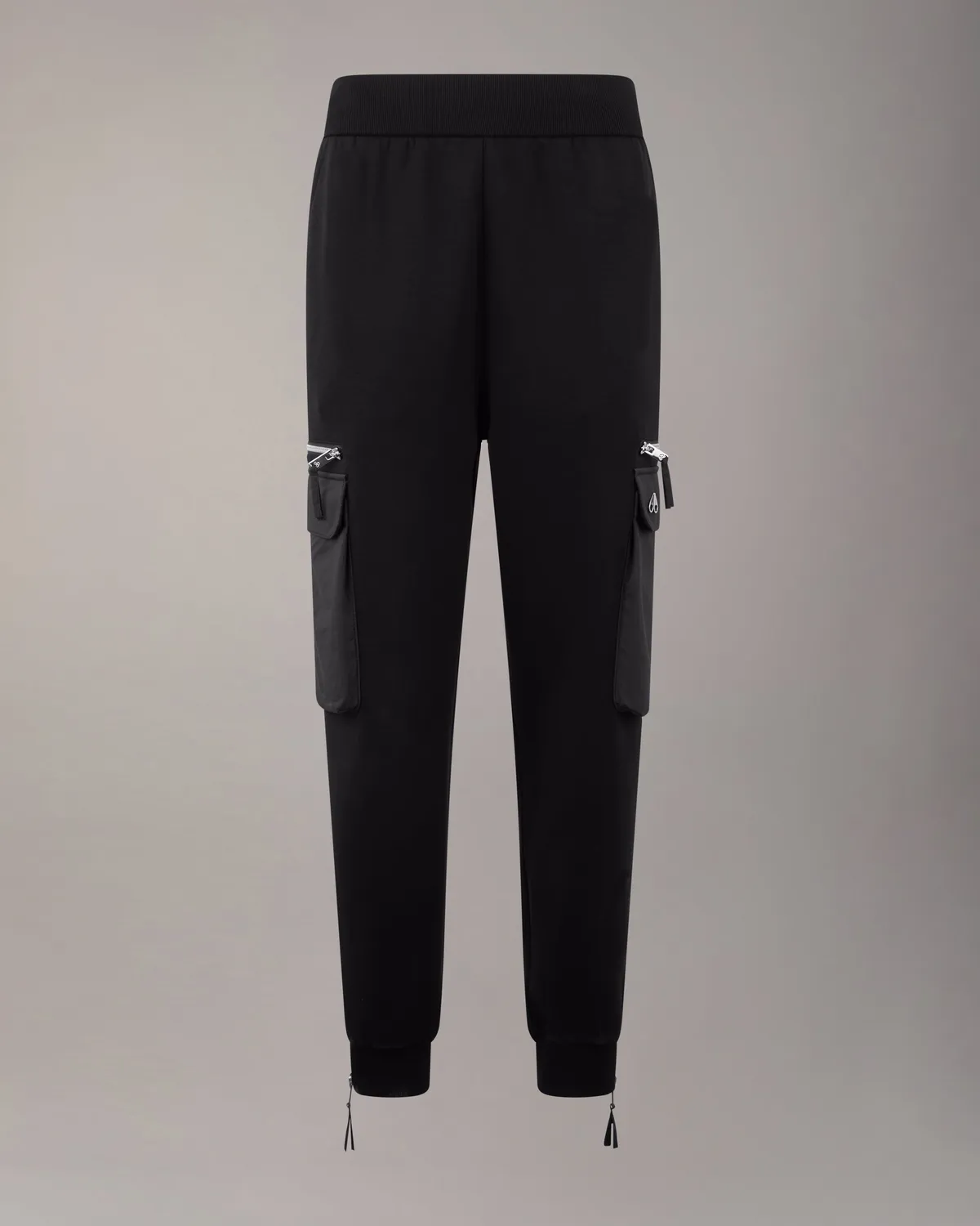 Moose Knuckles Mixed Media joggers noir technique