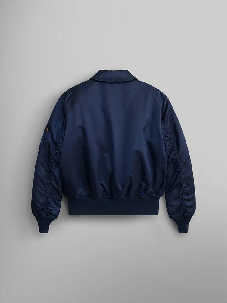 Alpha Industries CWU 45/P bomber nylon noir matelassé
