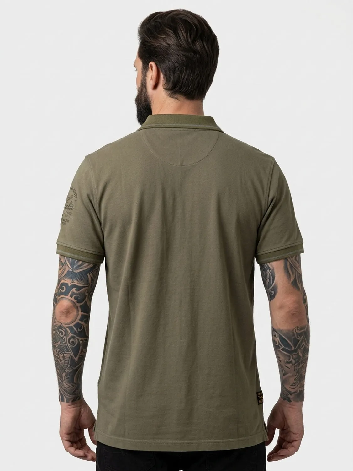 Daytona Vance polo militaire coton kaki