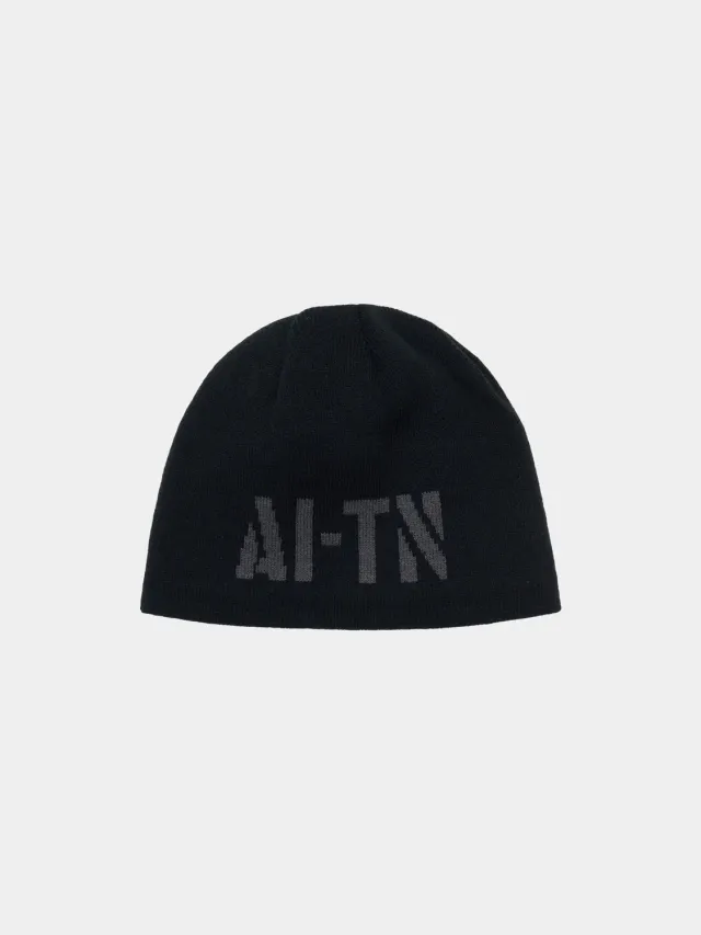 Alpha Industries Recruit Logo bonnet noir acrylique chaud