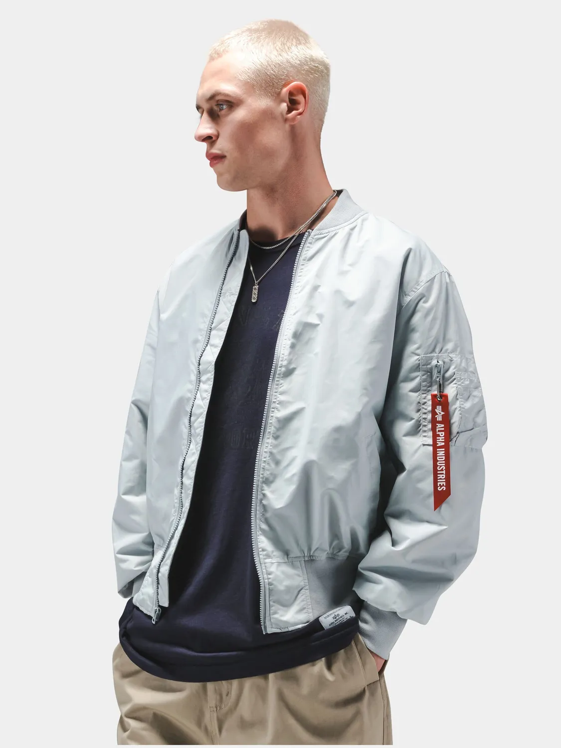 Alpha Industries L-2B Hunter bomber bleu denim léger
