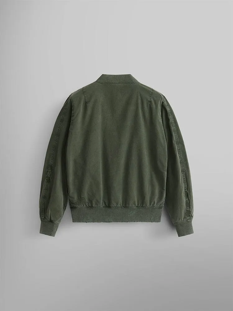 Alpha Industries L-2B Rip Repair bomber OG-107 Green coton