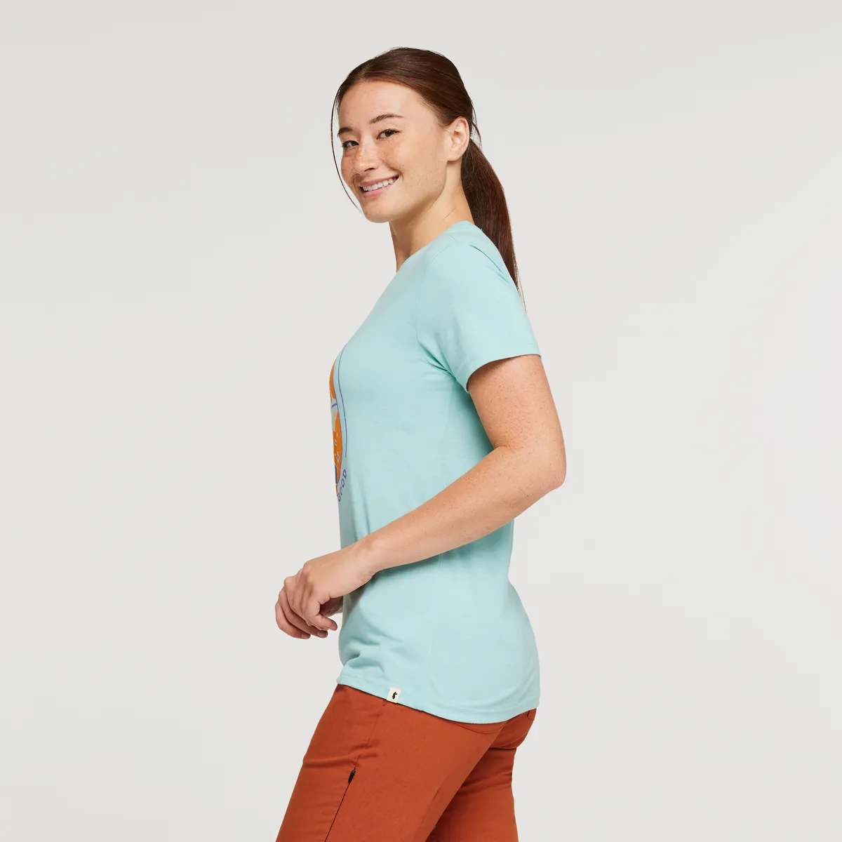 Cotopaxi Day and Night t-shirt femme Sea Glass coton