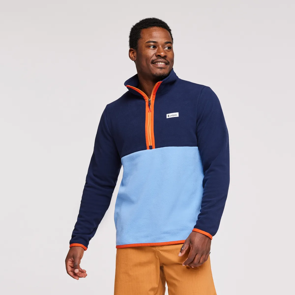 Cotopaxi Amado pull polaire homme Graphite demi-zip recyclé