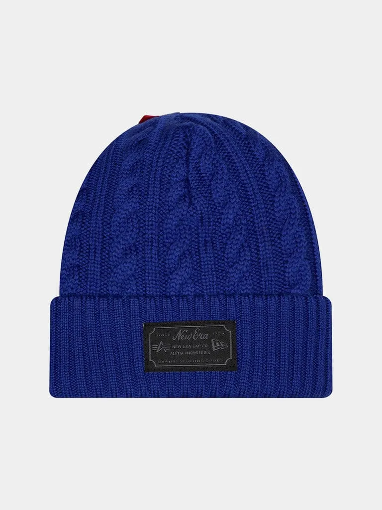 Alpha Industries New York Mets bonnet bleu mérinos