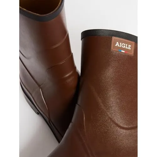 Aigle Bison 2 botte de pluie homme marron caoutchouc