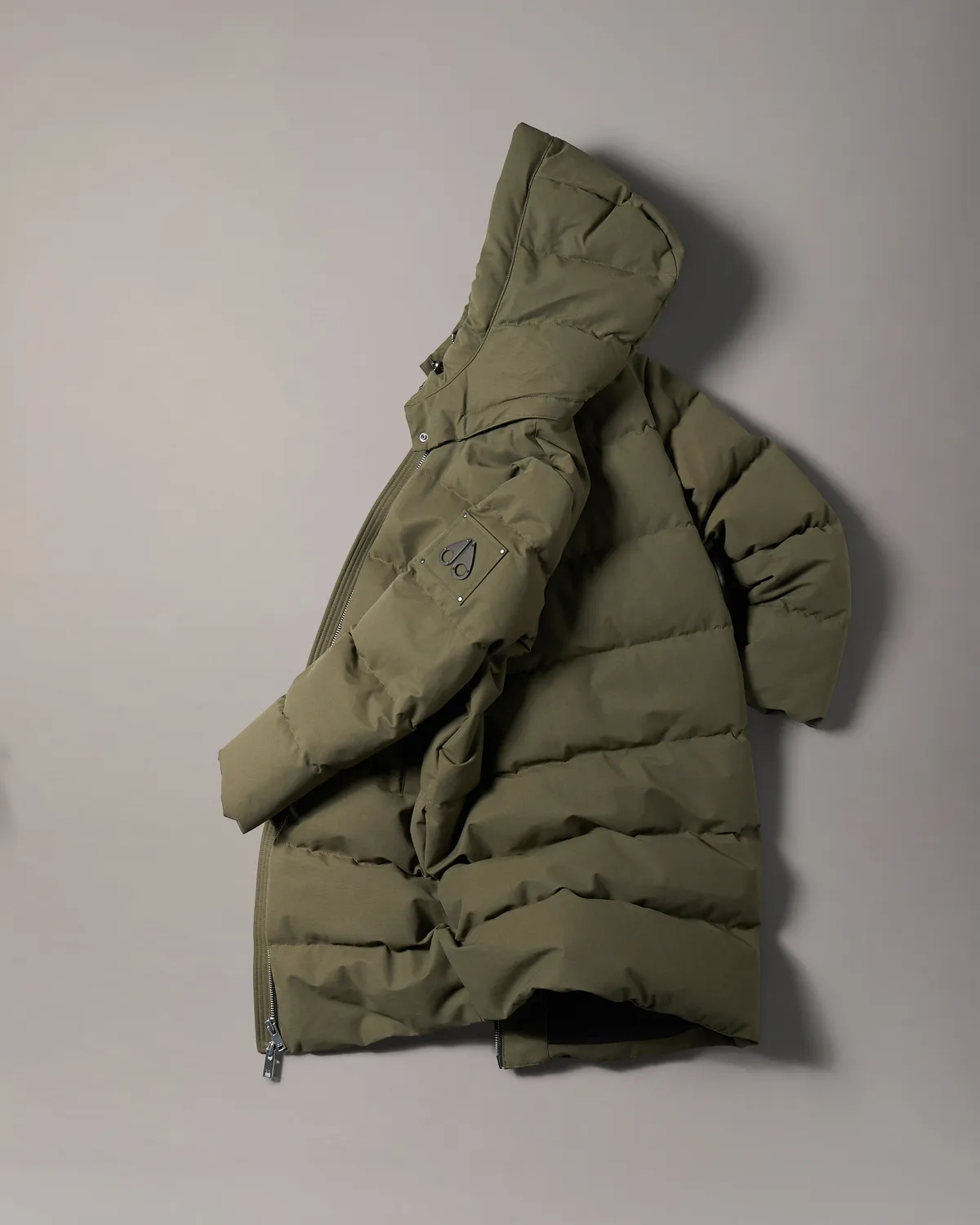 Moose Knuckles Banff Down Parka Combat Mi-longue
