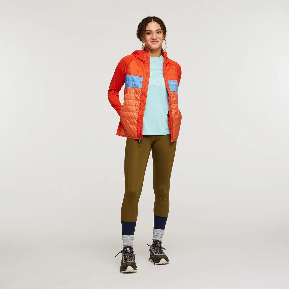 Cotopaxi Capa veste isolante femme Amber/Sunset hybride